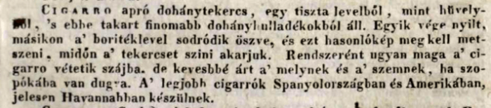 1832. Cigarrók fogyasztása 1832. Cigarrók fogyasztása
