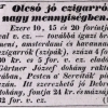 1837.01.21. Gärtner dohánykereskedés