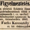 1842.12.11. Fuchs és Eckstein