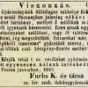 1843.01.19. Fuchs-féle szivarok