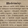 1843.02.05. Gärtner dohánykereskedés