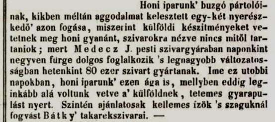 1844.11.28. Szivargyártás