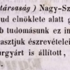 1845.07.11. Siebenfreud szivargyár