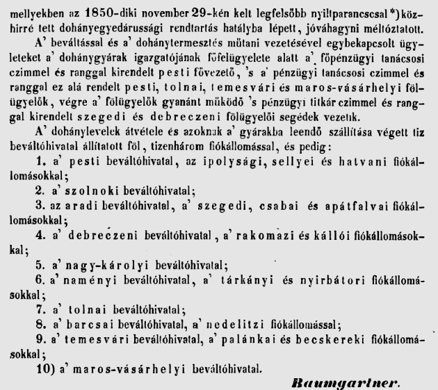 1852.11.04. Dohánybeváltók 1852.11.04. Dohánybeváltók