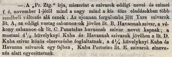 1858.11.04. Szivar névváltozás