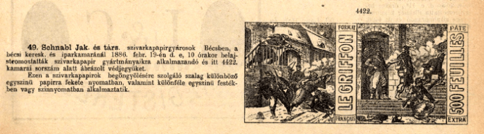 1886.02.19. Le Griffon papír