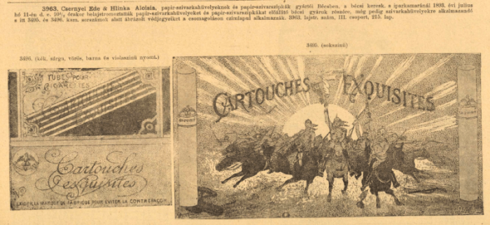 1893.07.11. Cartouches Exquistes