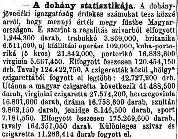 1897.08.01. A dohány statisztikája