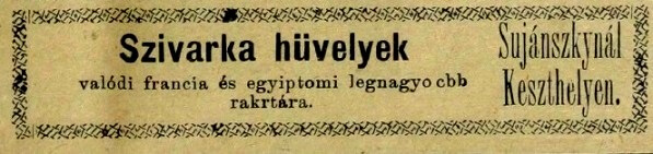 1901.03.31. Szivarkahüvelyek