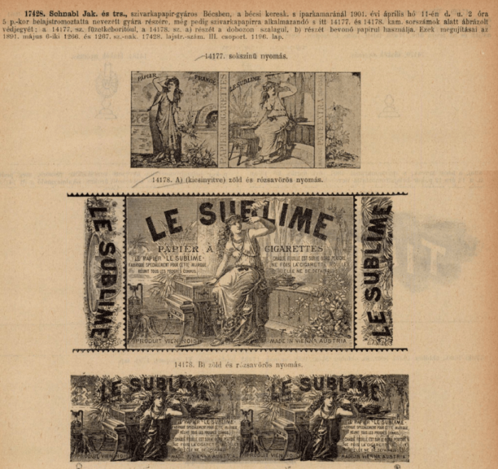 1901.04.11. Le Sublime papír 1901.04.11. Le Sublime papír