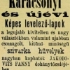 1903.12.20. Szivarkahüvelyek