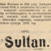 1906.09.03. Sultan papír és szipka