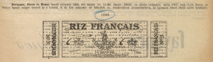1907.08.05. Riz Francais 1907.08.05. Riz Francais