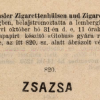 1907.10.31. Zsazsa cigarettahüvely