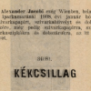 1908.01.31. Kékcsillag papír és hüvely