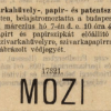 1908.03.07. Mozi papír és hüvely