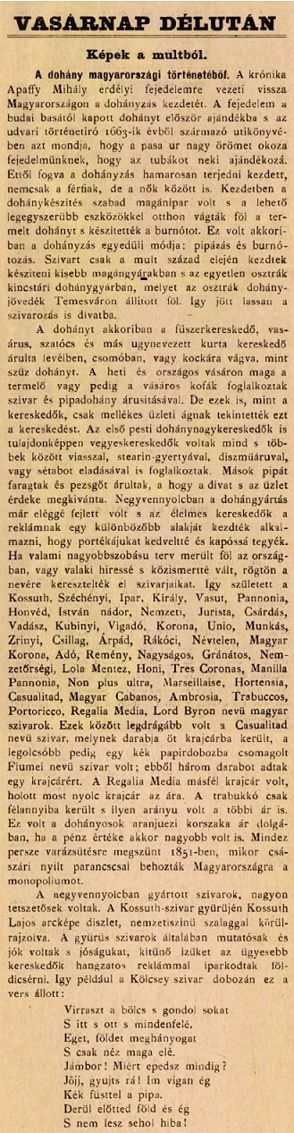 1908.07.12. Dohány-történet