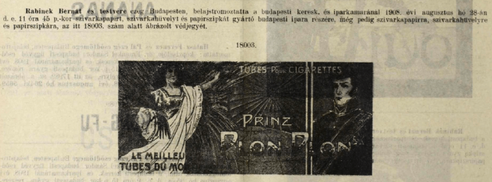1908.08.28. Plon-Plon hüvely 1908.08.28. Plon-Plon hüvely