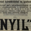 1909.02.22. Nyil papír és hüvely