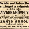 1909.06.27. Szivarkahüvelyek