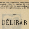 1909.10.21. Délibáb hüvely és szipka