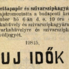 1909.11.06. Uj Idők papír és hüvely