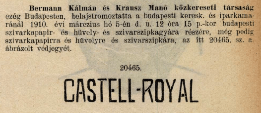 1910.03.05. Castell-Royal 1910.03.05. Castell-Royal