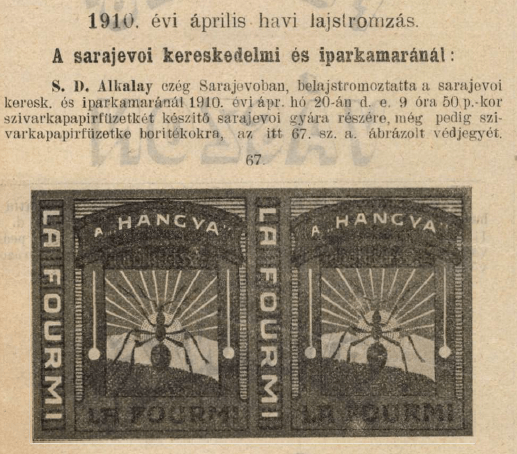 1910.04.20. A Hangya cigarettapapír 1910.04.20. A Hangya cigarettapapír