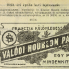 1910.04.25. Valódi Houblon hüvely