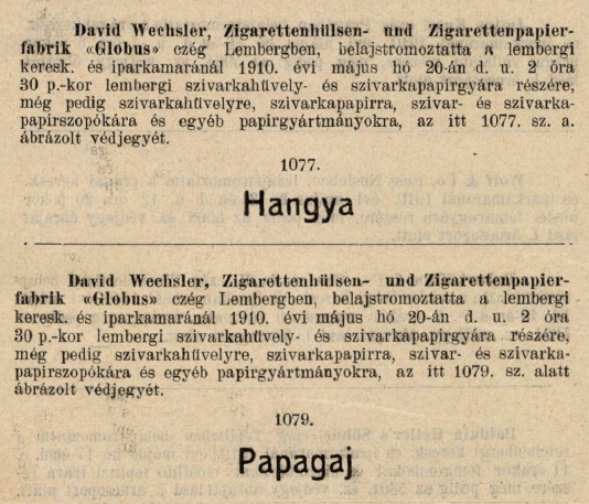 1910.05.20. Hangya és Papagáj 1910.05.20. Hangya és Papagáj