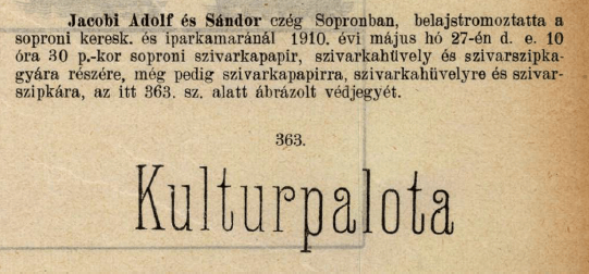 1910.05.27. Kulturpalota 1910.05.27. Kulturpalota