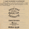 1910.08.05. Mira Glup papír