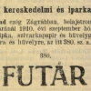 1910.09.13. Futár papír és hüvely
