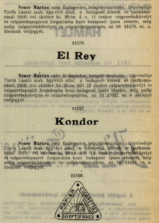 1910.10.20. Papírok és hüvelyek 1910.10.20. Papírok és hüvelyek
