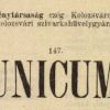 1911.02.03. Unicum papír és hüvely