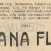 1911.02.14. Diana Flor papír és hüvely