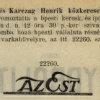 1911.02.21. Az Est papír és hüvely