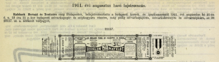 1911.08.21. Houblon-Matelot 1911.08.21. Houblon-Matelot
