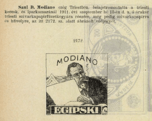 1911.09.15. Club cigarettapapír 2. 1911.09.15. Club cigarettapapír 2.