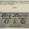 1911.10.14. Riz Paris papír és hüvely