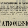 1912.02.01. Patronesse papír és hüvely