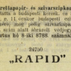 1912.07.04. Rapid papír és hüvely