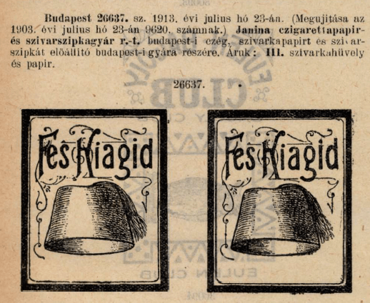 1913.07.23. Fes Kiagid papír 1913.07.23. Fes Kiagid papír