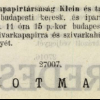 1913.10.06. Gotman papír és hüvely