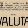 1914.02.03. Valuta papír és hüvely