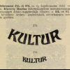 1914.07.11. Kultur papír és hüvely