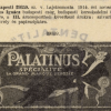 1914.11.09. Palatinus papír és hüvely