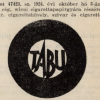 1924.10.03. Tabu papír és hüvely