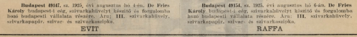 1925.08.04. Evit és Raffa 1925.08.04. Evit és Raffa