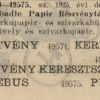 1925.12.07. Papír és hüvely